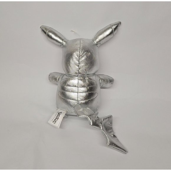 Pokemon Silver Pikachu 25th Anniversary 9 Inch GameStop Plush Stuffed Toy 2021 - Picture 2 of 2